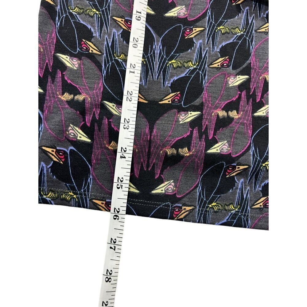 LuLaRoe Disney  Women's Black Crow Birds Top - Picture 6 of 7